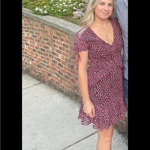 Bar III Black and pink mini dress